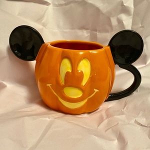 Halloween Mickey Mouse Jack-O-Lantern Mug